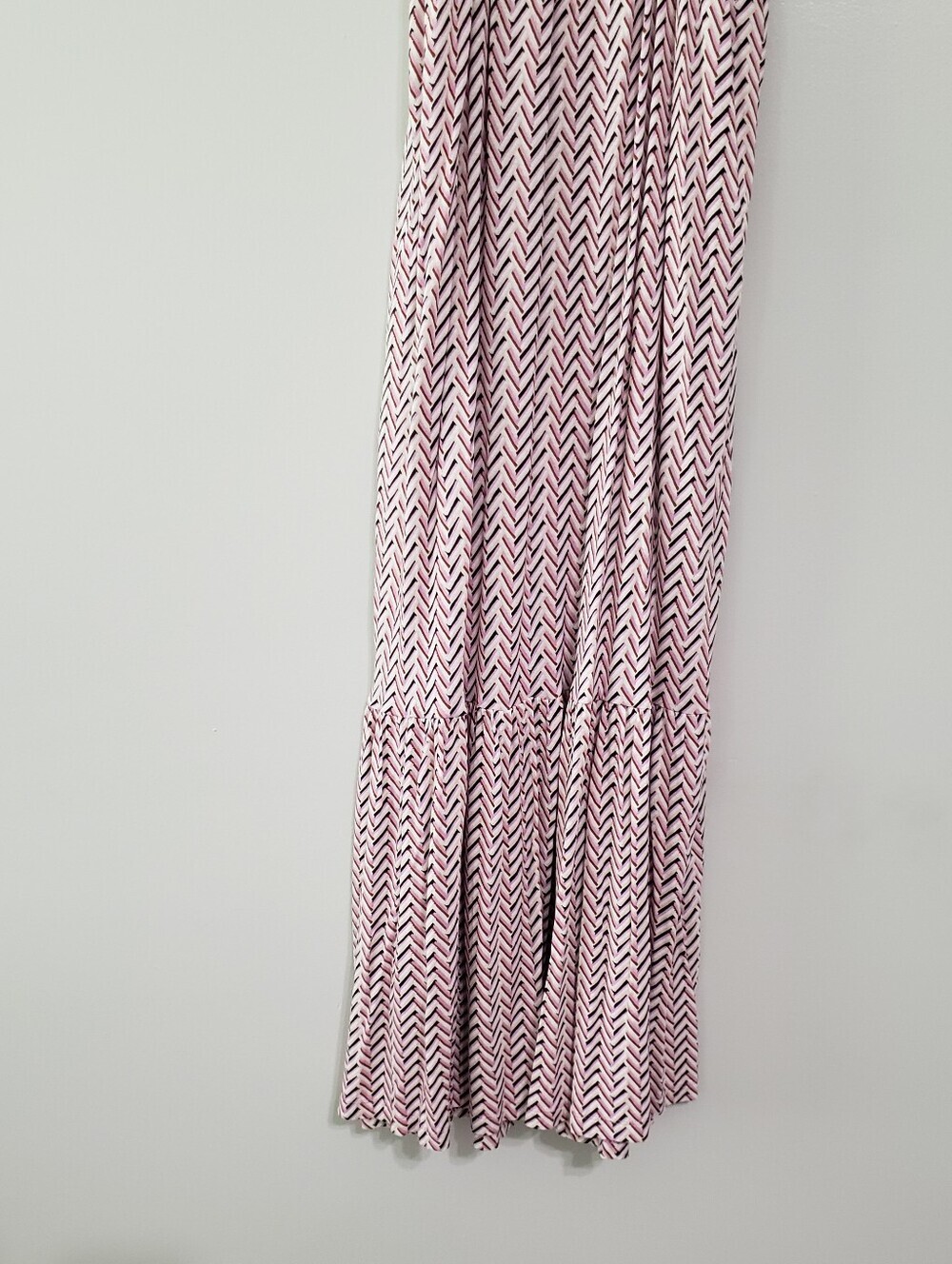 LOFT Sundress Small Multicolor Chevron Soft Strappy Coastal Beach Vacation Boho - Picture 8 of 15